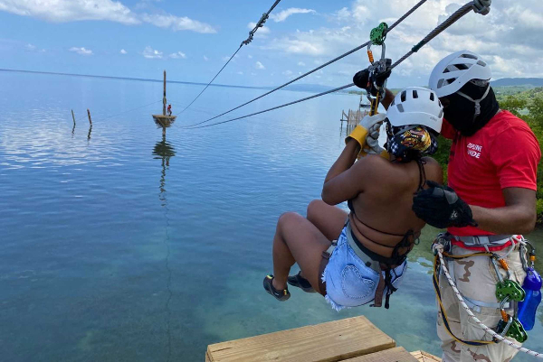 Bamboo River Rafting and Zipline Experience